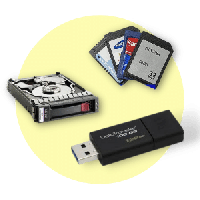 Hard diskovi, SSD,  SD kartice, USB