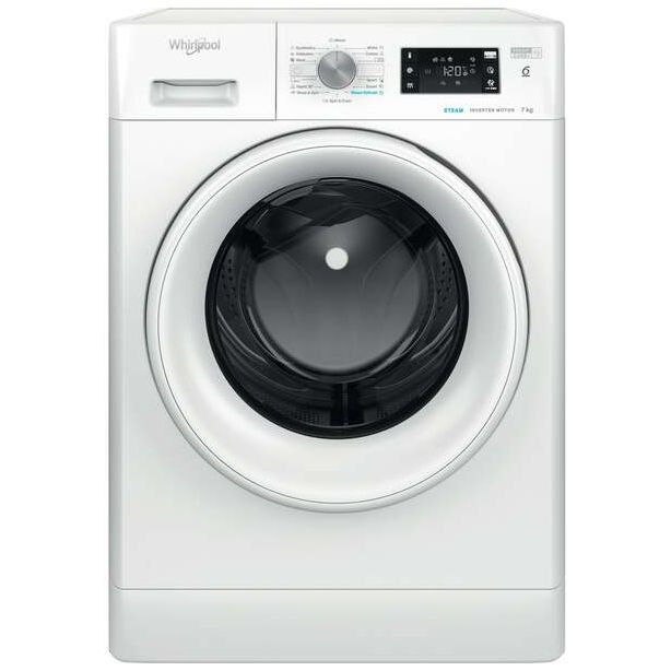 VM WHIRLPOOL FFB7238WV EE INV 7kg, 1200rpm, d 57,5cm, STEAM